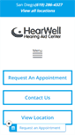 Mobile Screenshot of hearwellhearingaids.com